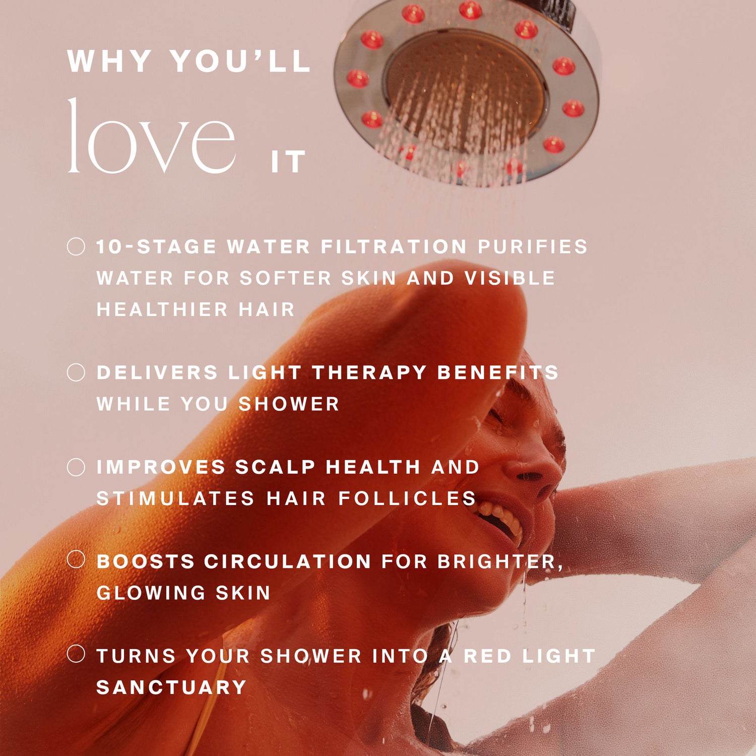 Information related to HigherDose Red Light Shower Filter