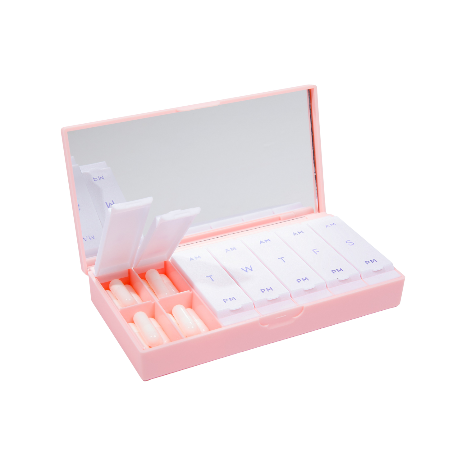 Port and Polish Pink AM/PM Pill Box main image