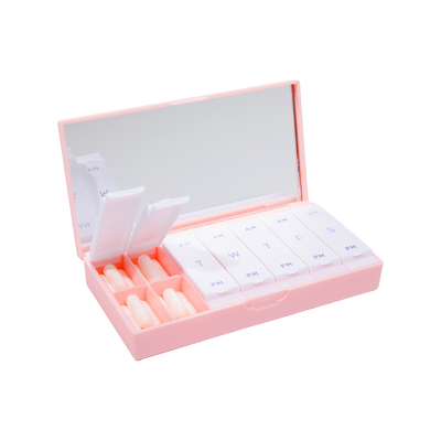 Pink AM/PM Pill Box