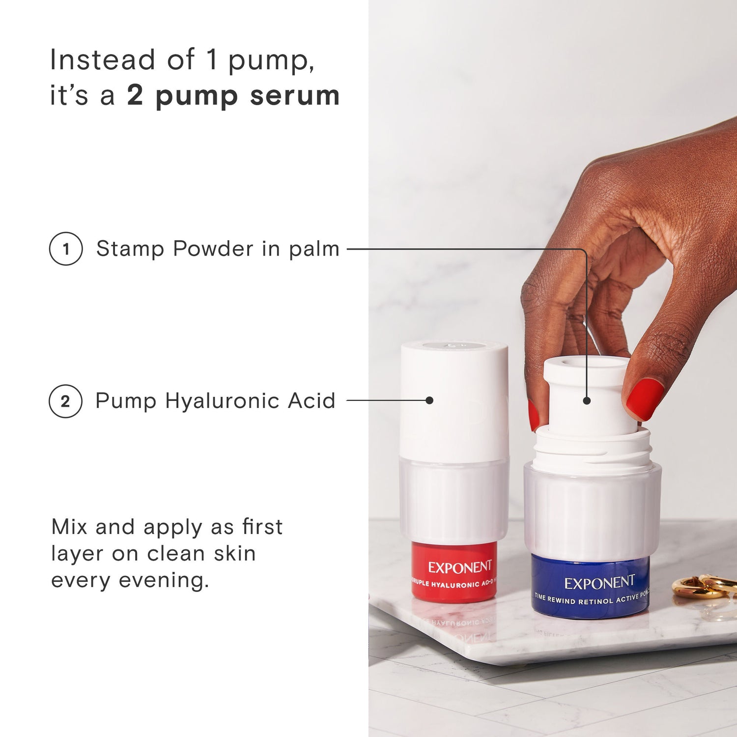 Image of an open Exponent Time Rewind Retinol Power Serum