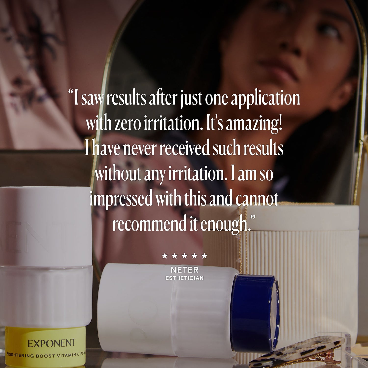 Lifestyle image of Exponent Time Rewind Retinol Power Serum