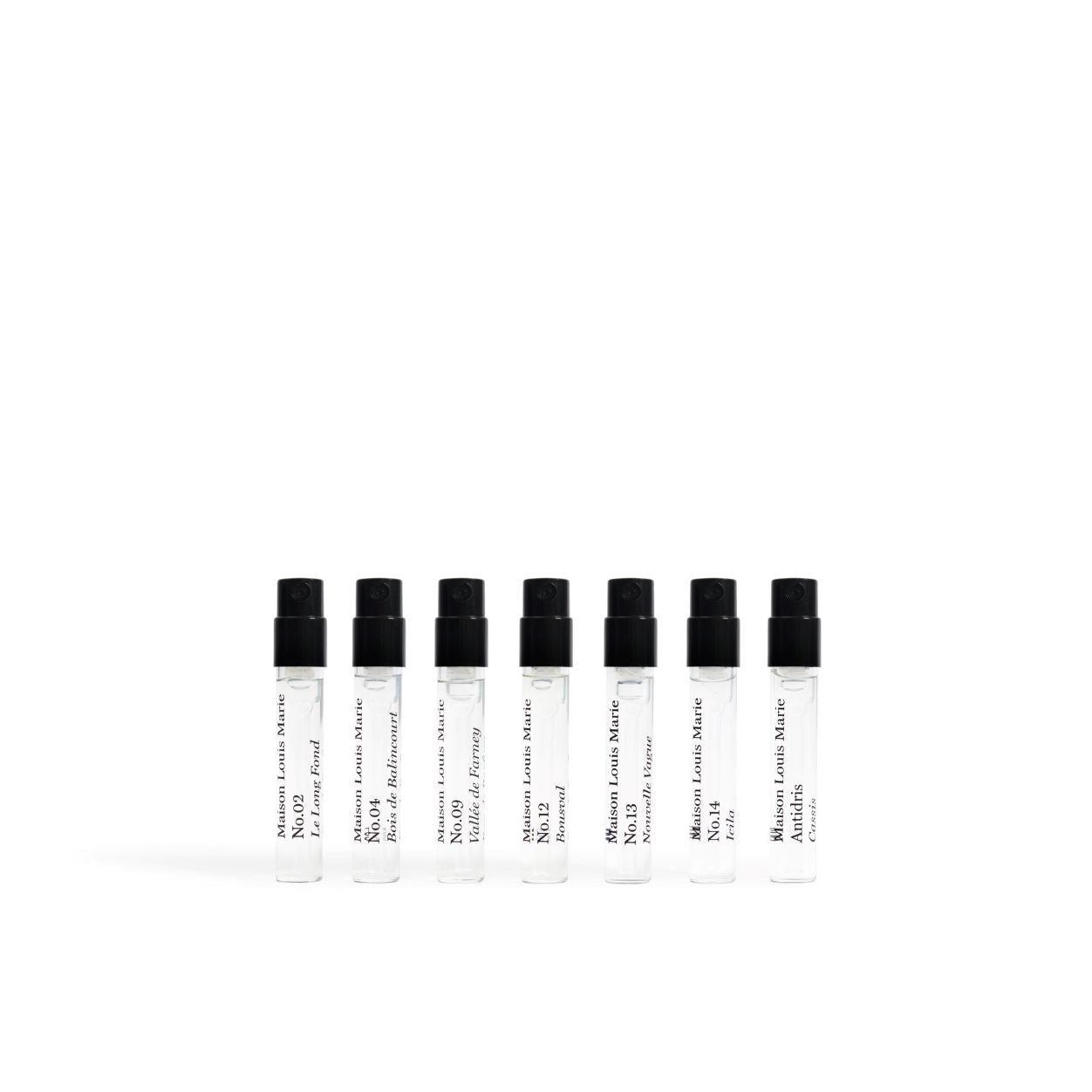 Image of an open Maison Louis Marie Eau de Parfum Discovery Set