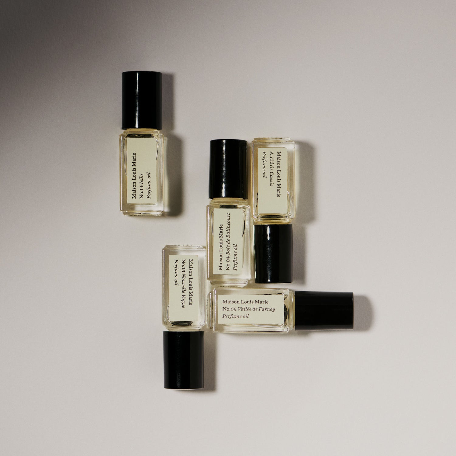 Lifestyle image of Maison Louis Marie Perfume Oil Discovery Set