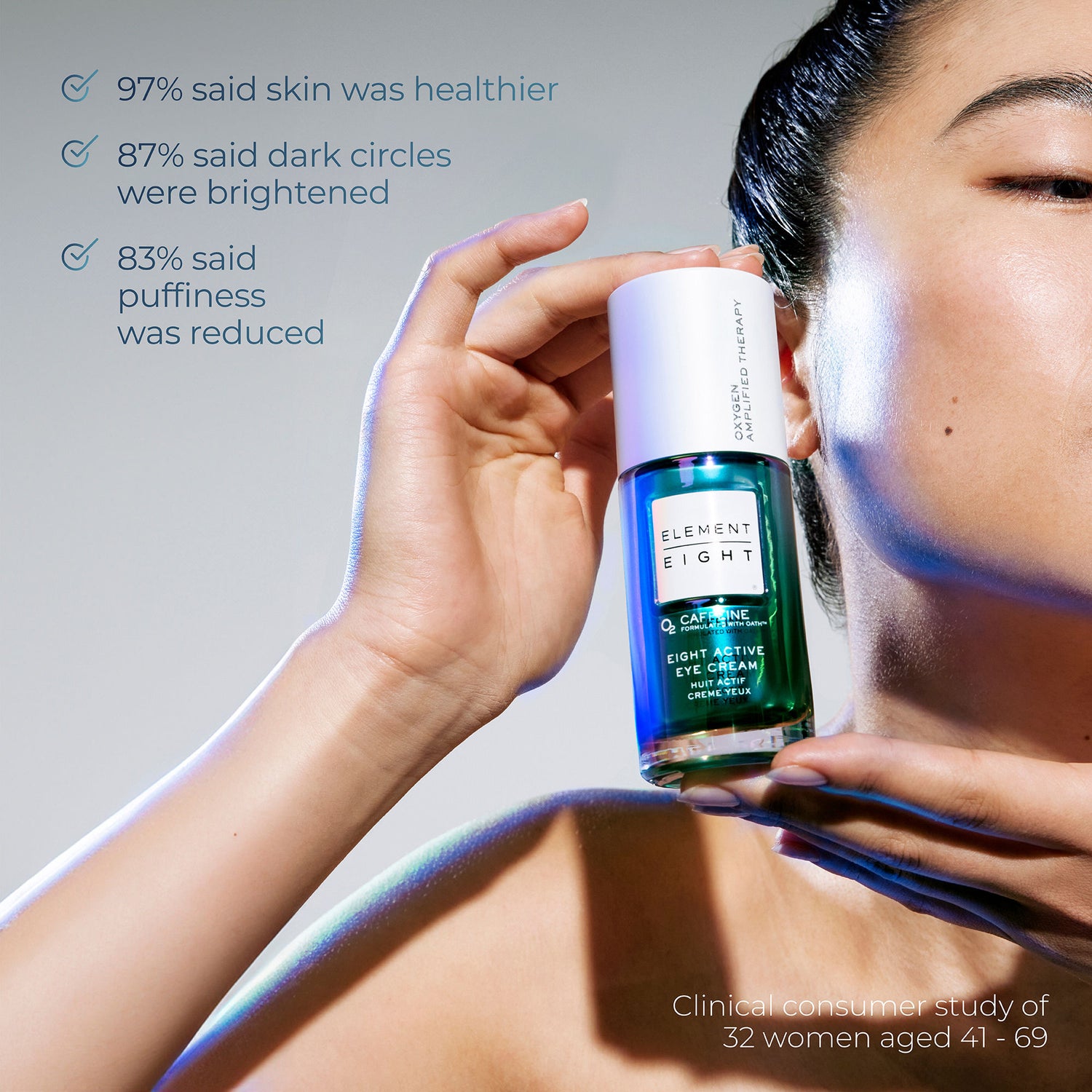 Model image of Element Eight O2 Caffeine Eight Active Multitasking Eye Cream
