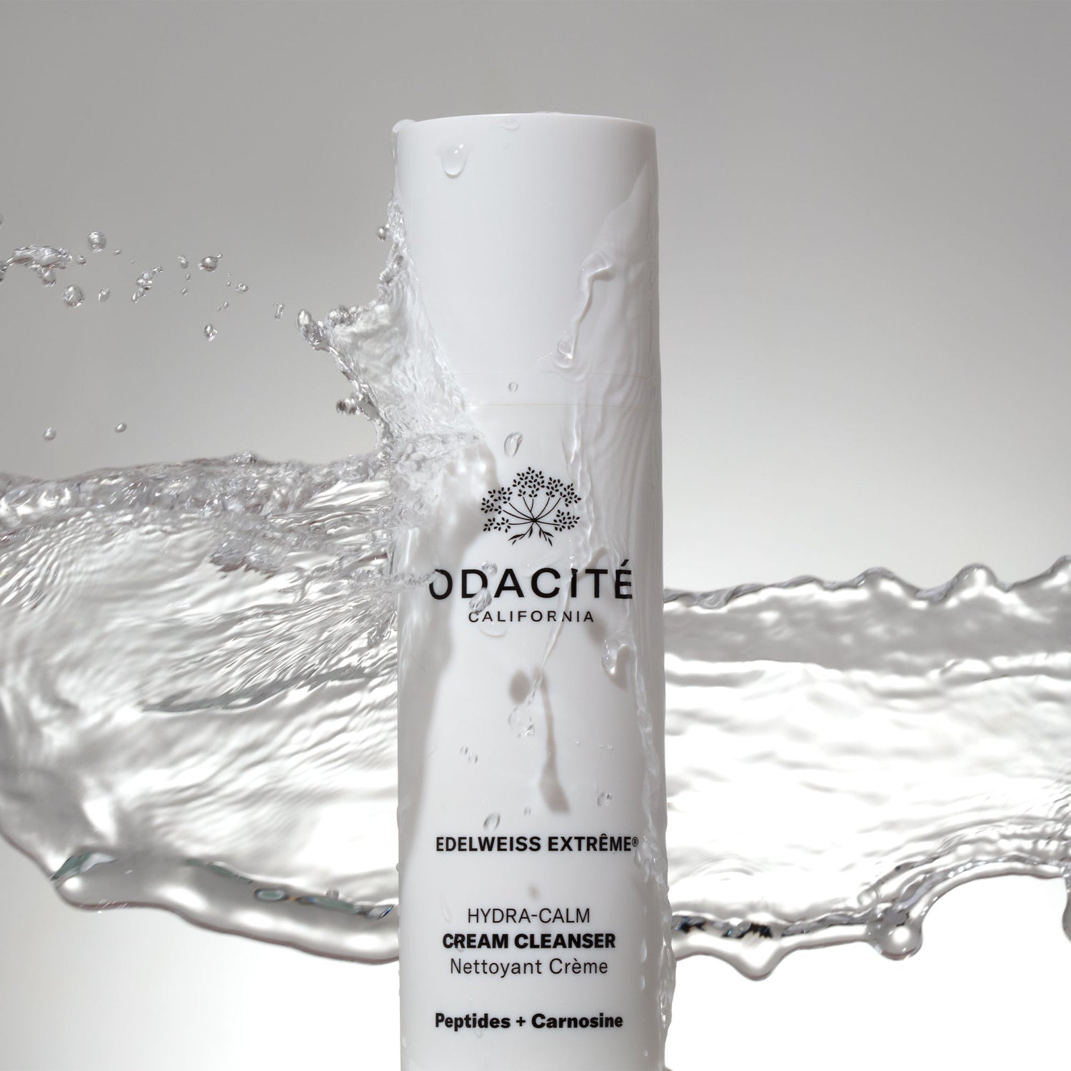 Lifestyle image of Odacité Edelweiss Extrême Hydra-Calm Cream Cleanser