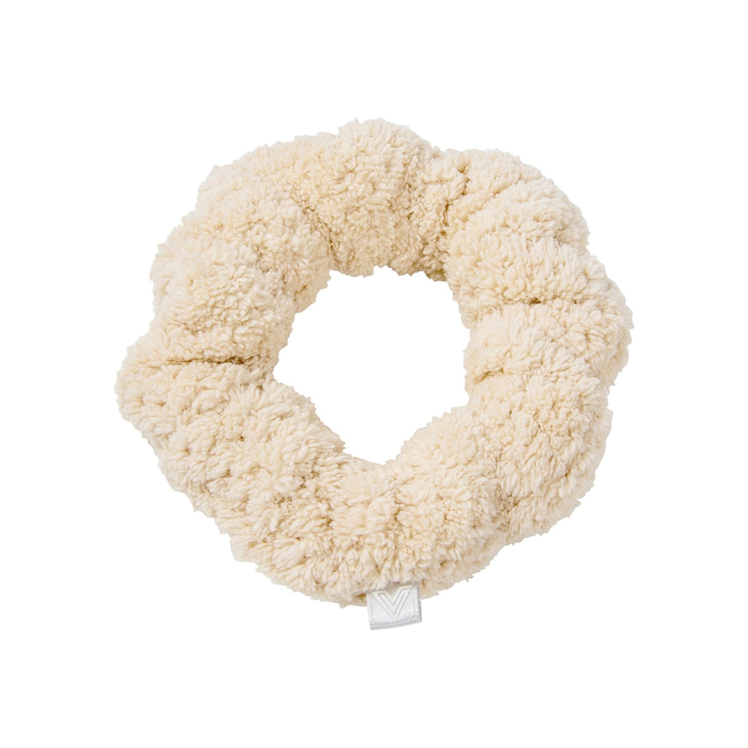 Image of an open Volo Beauty The Salt White Scrunchie Duo