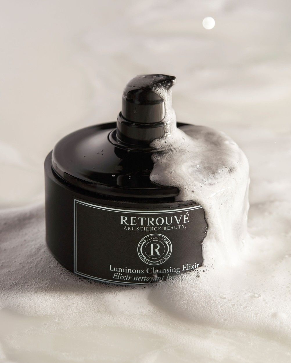 Lifestyle image of Retrouvé Luminous Cleansing Elixir