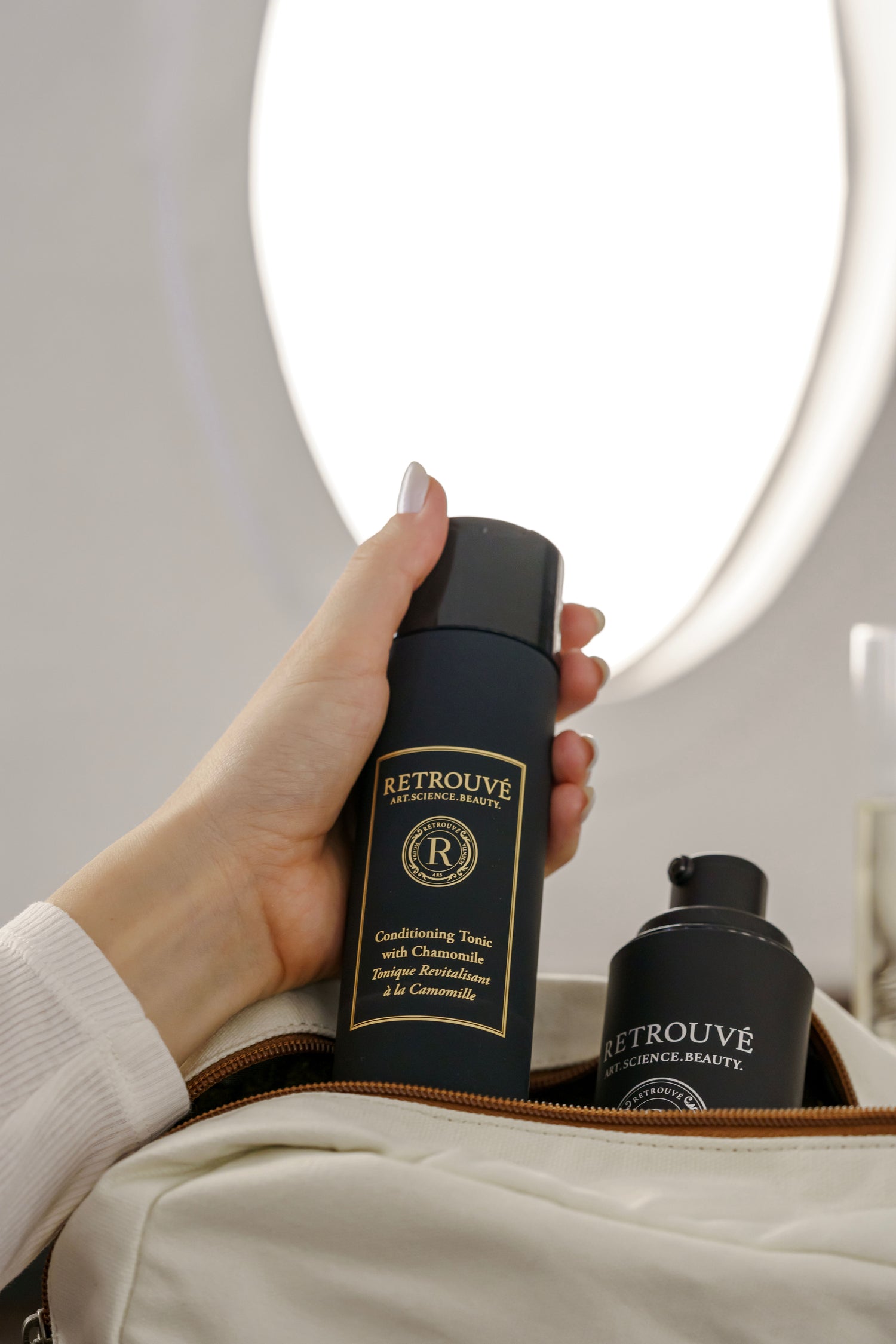 Lifestyle image of Retrouvé Conditioning Toner With Chamomile