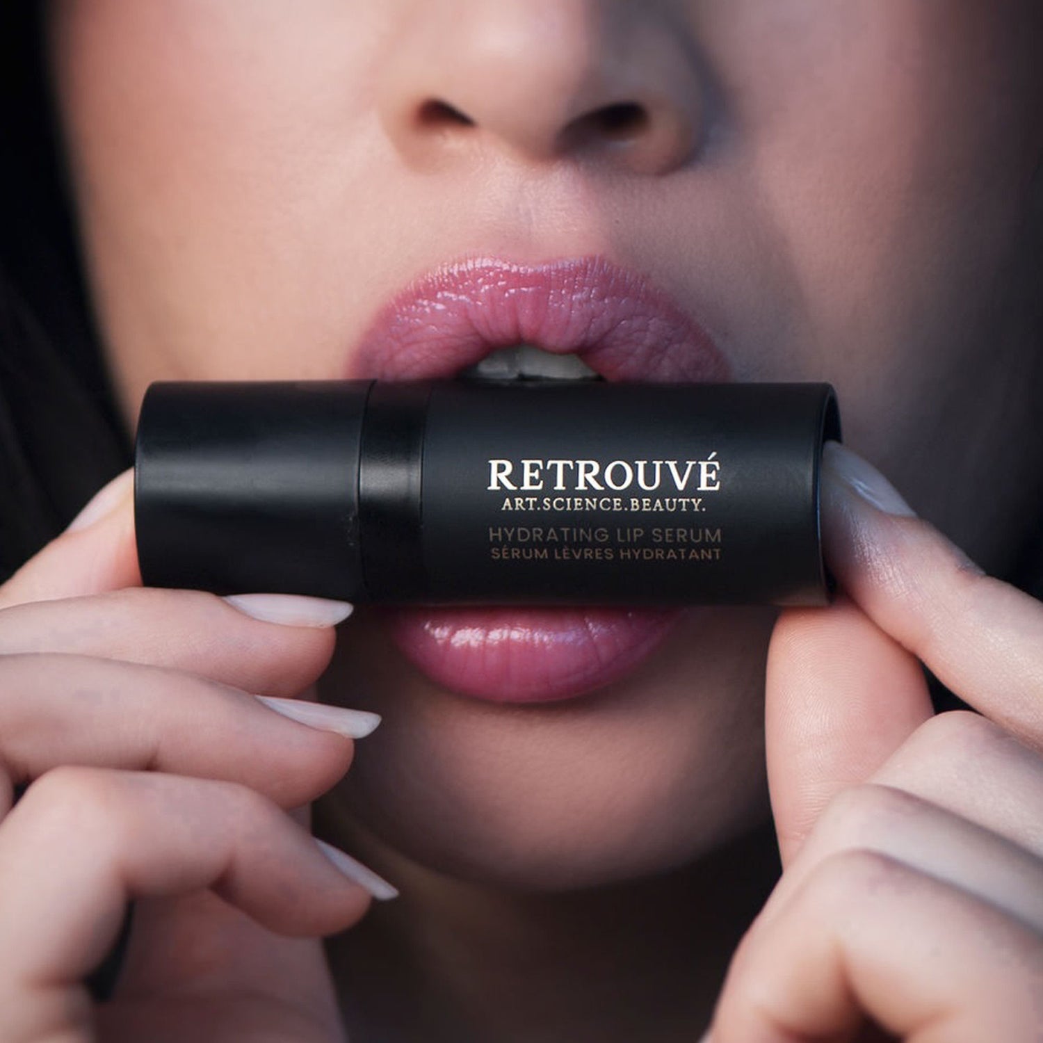 Lifestyle image of Retrouvé Hydrating Lip Serum