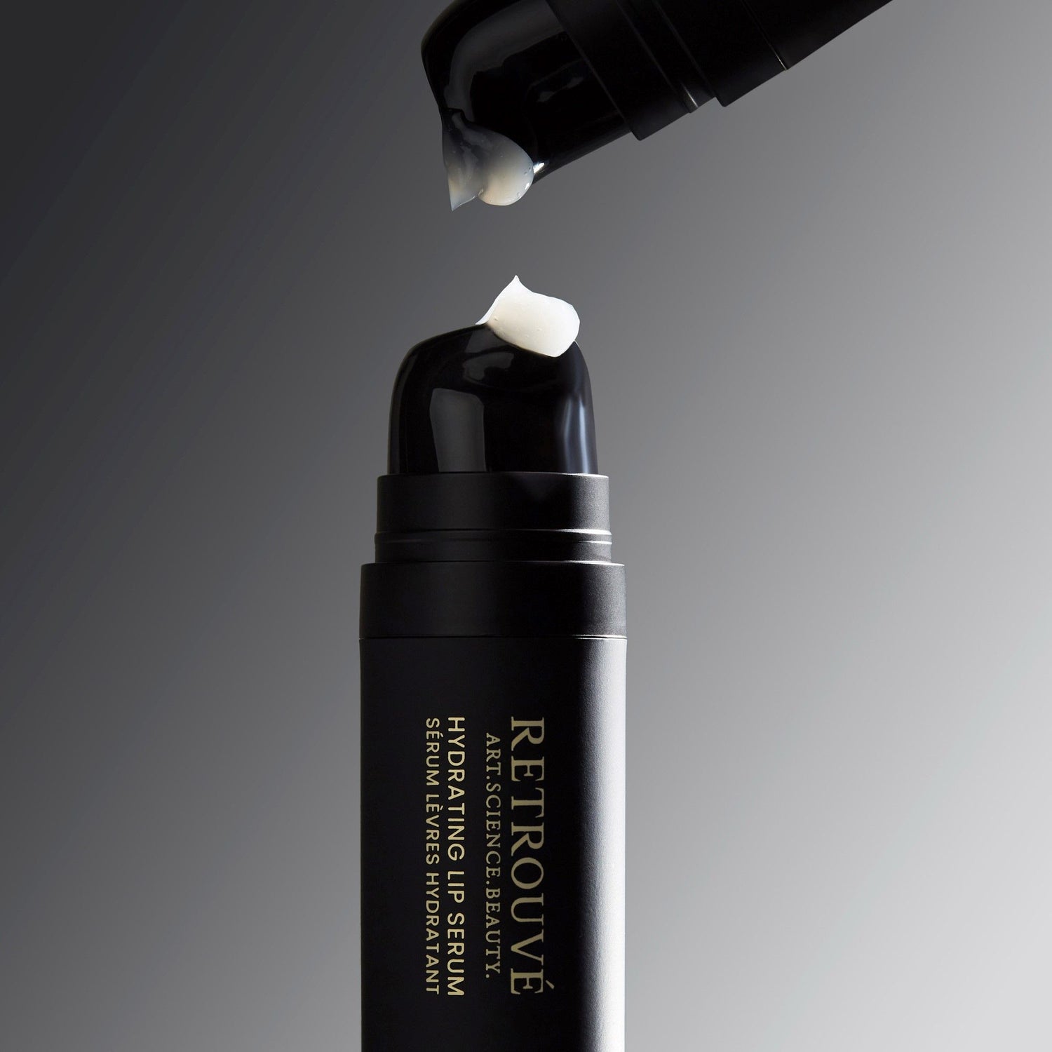 Image of an open Retrouvé Hydrating Lip Serum