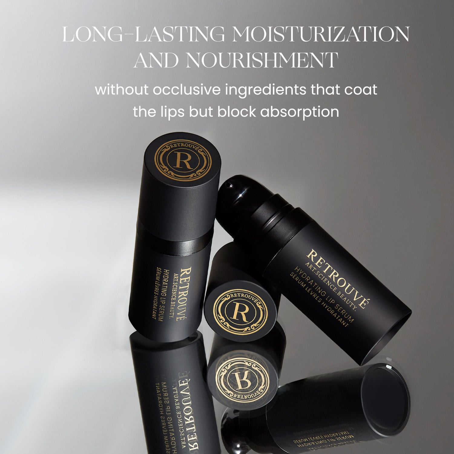 Lifestyle image of Retrouvé Hydrating Lip Serum