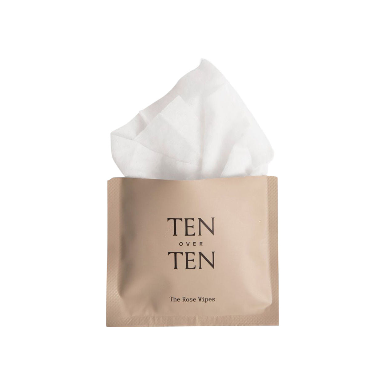 Image of an open Tenoverten The Rose Wipes