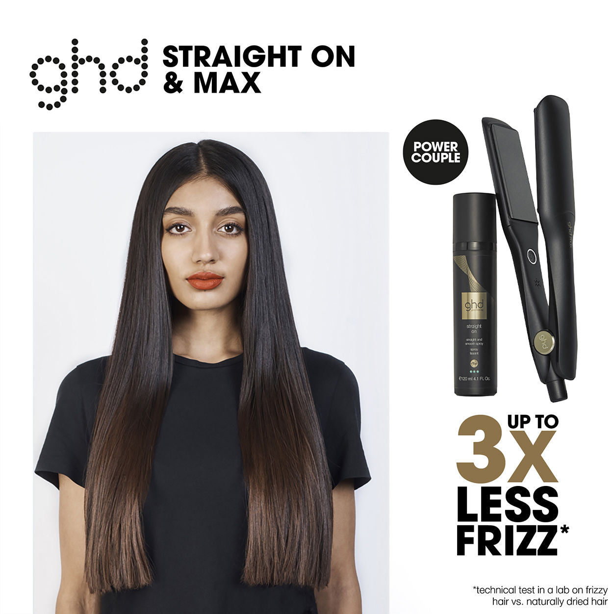 Model image of GHD Straight On Straight and Smooth Spray