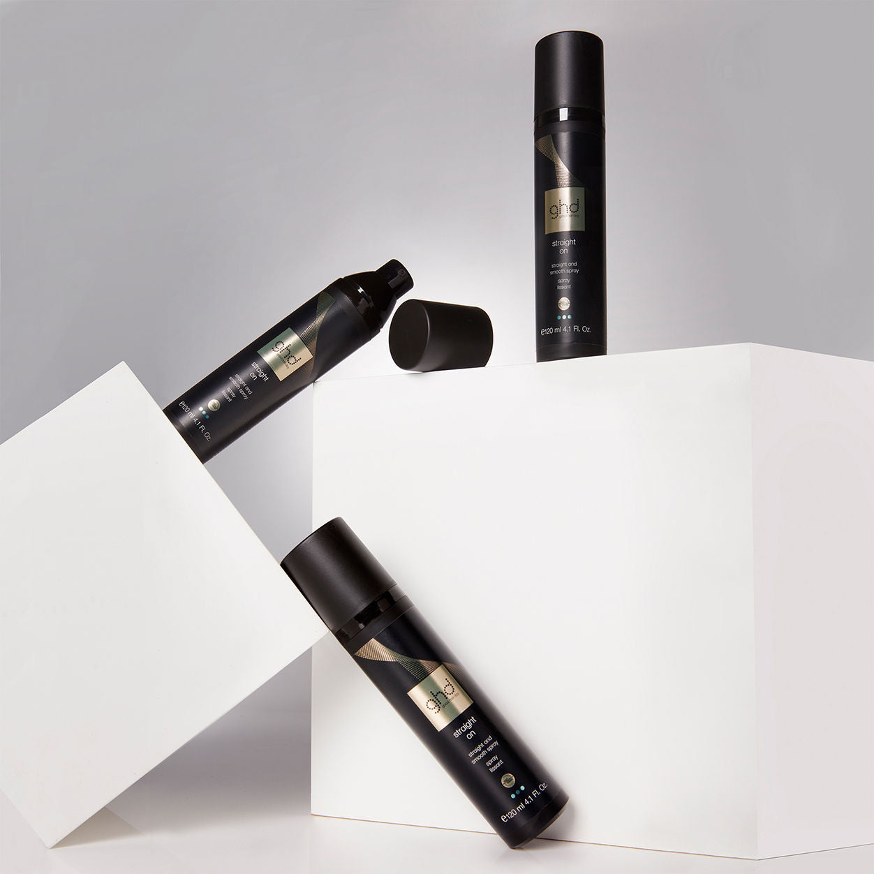 Lifestyle image of GHD Straight On Straight and Smooth Spray