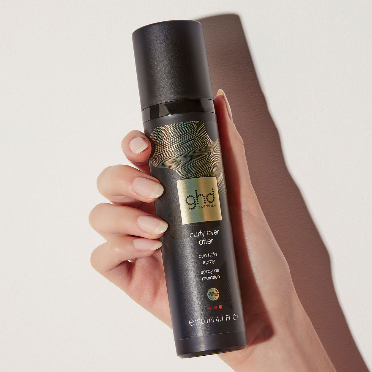Model image of GHD Curly Ever After Curl Hold Spray