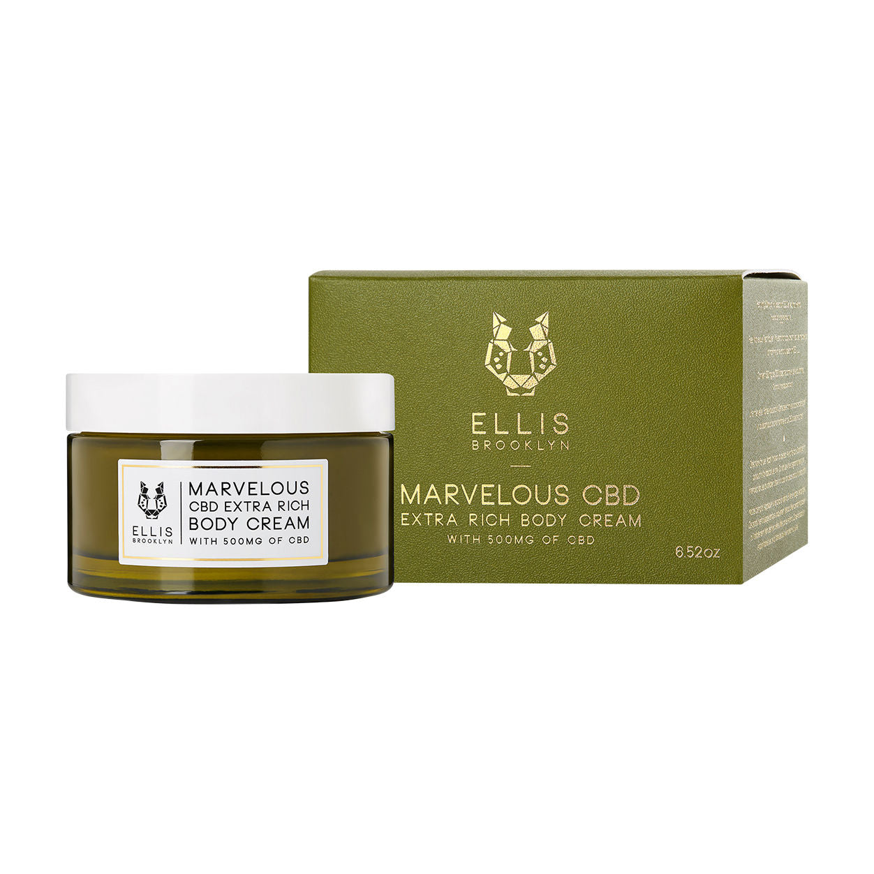 Image of the Ellis Brooklyn Marvelous CBD Extra Rich Body Cream box