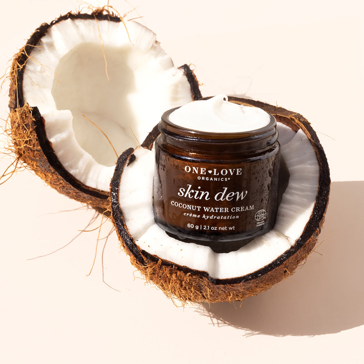 Lifestyle image of One Love Organics Skin Dew Coconut Water Cream