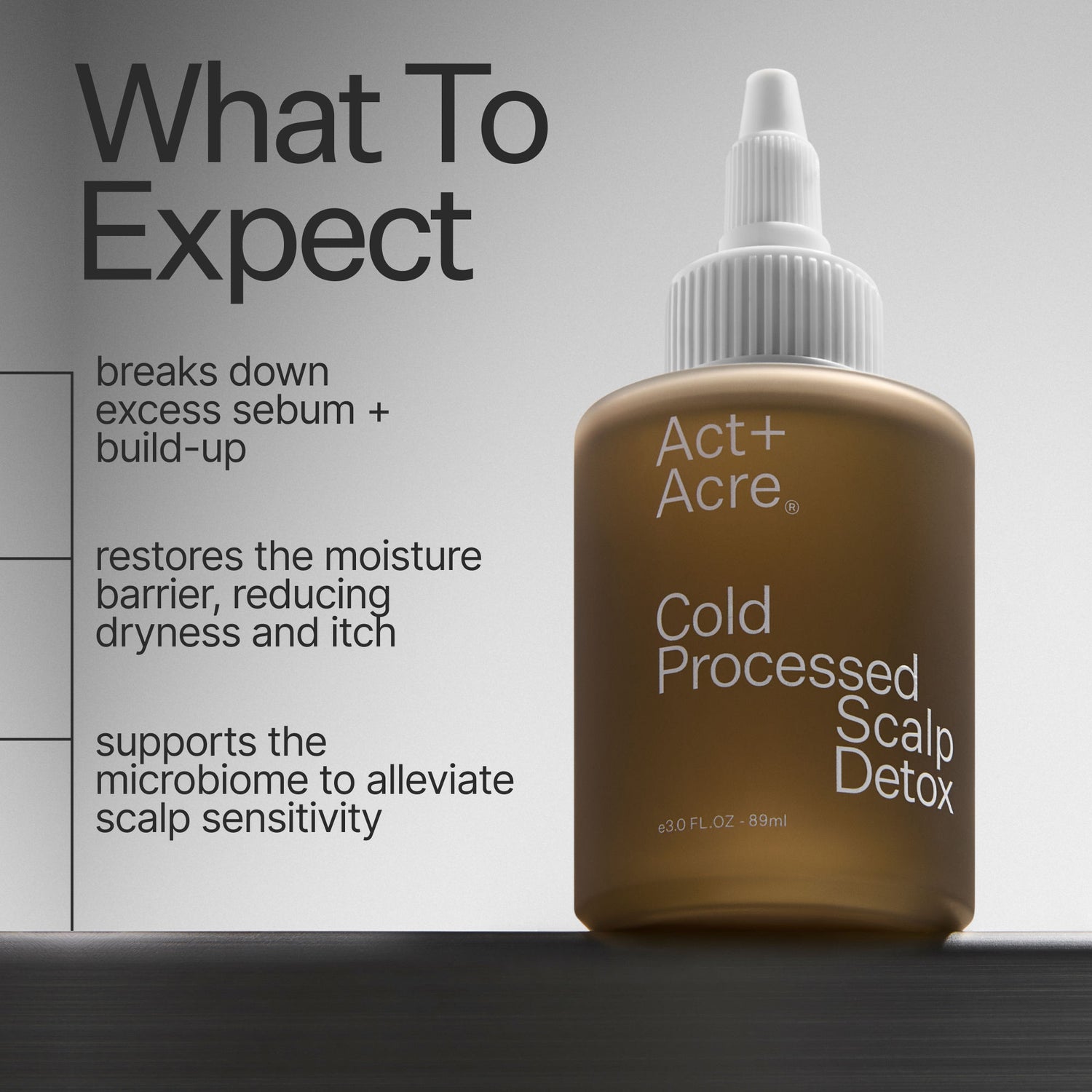 Image of a closed Act+Acre Cold Processed Scalp Detox