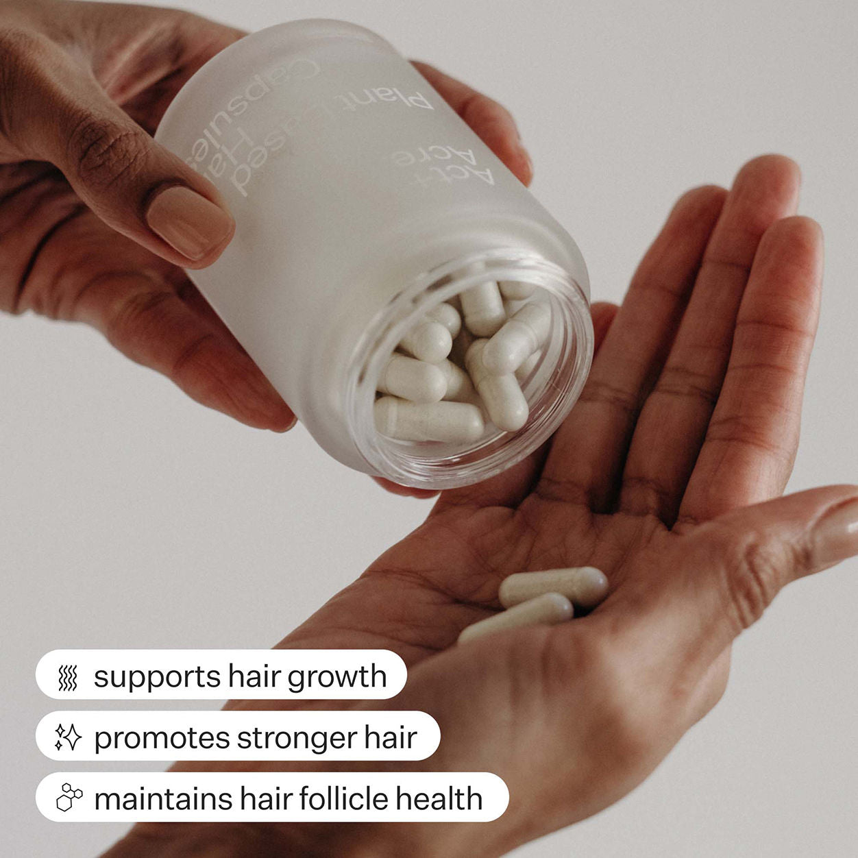 Information related to Act+Acre Cold Processed Plant Based Hair Capsules