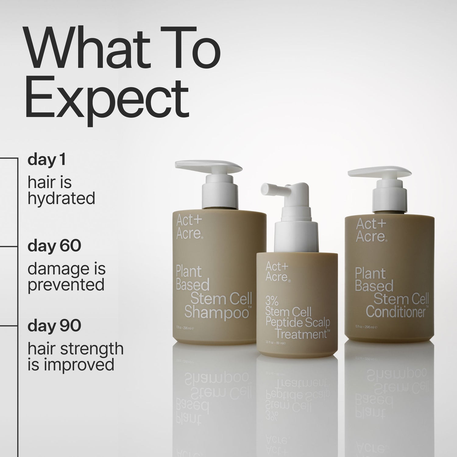 Information related to Act+Acre Stem Cell Conditioner For Thicker Fuller-Looking Hair
