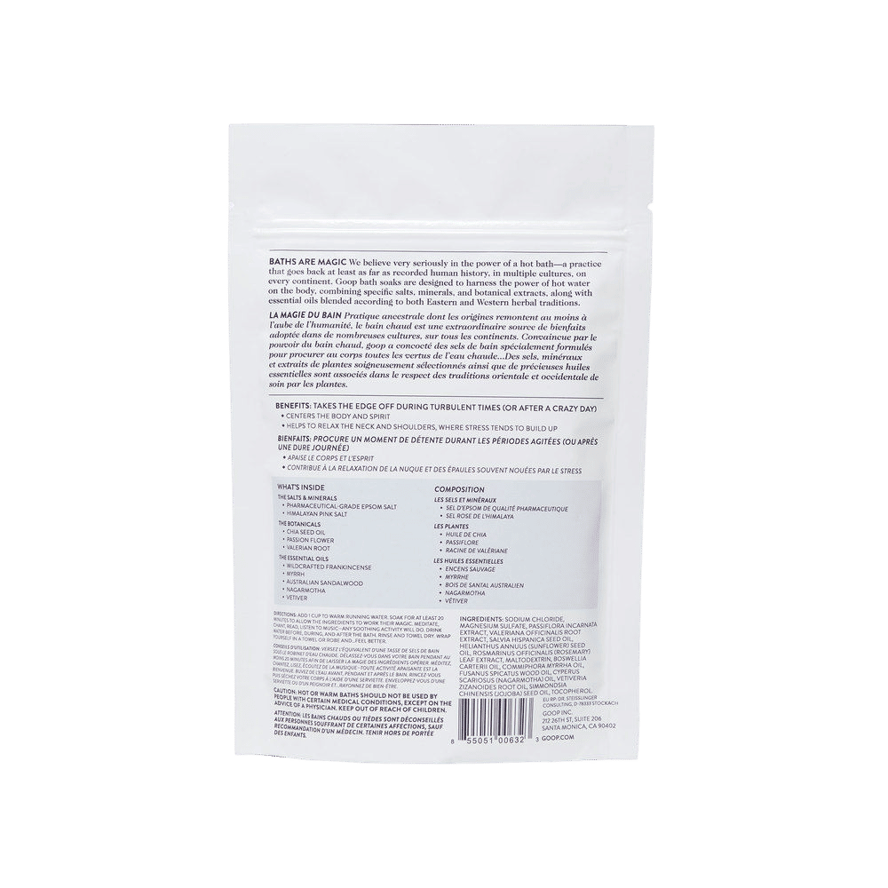 Back image of Goop The Martini Emotional Detox Bath Soak