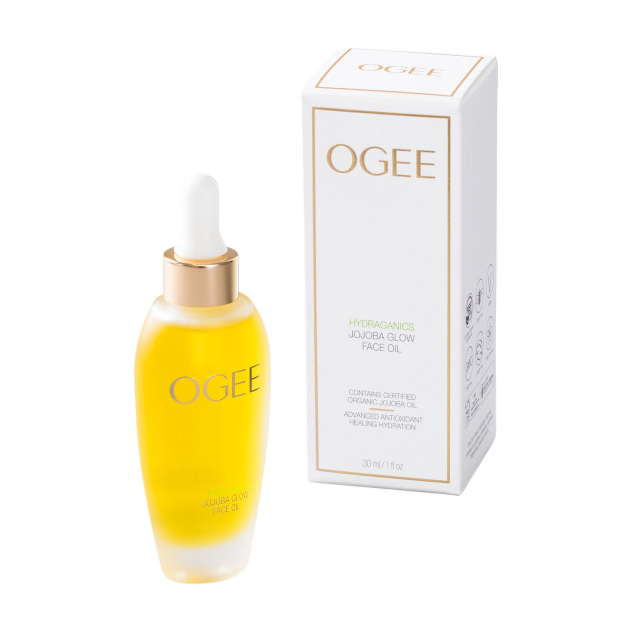 Image of the Ogee Jojoba Glow Face Oil box