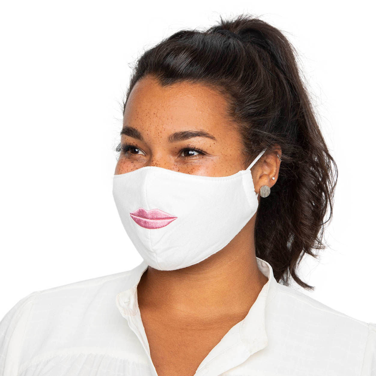 Model image of Jenny Patinkin Cute Clean Careful Organic Bamboo Face Mask