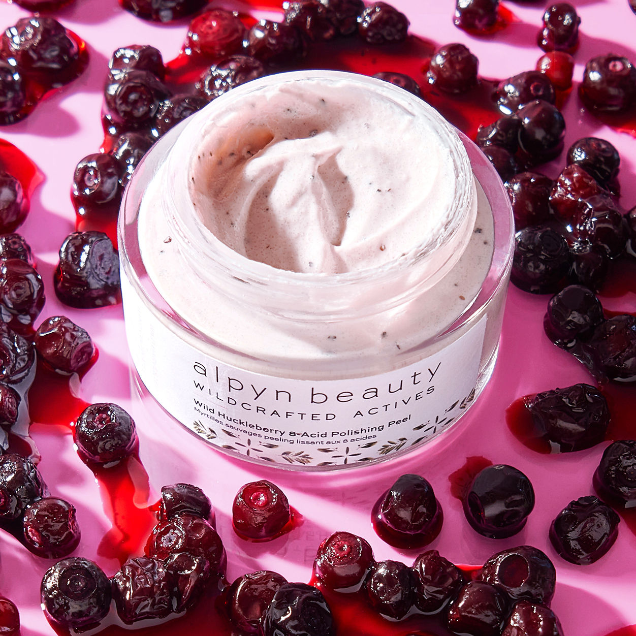 Lifestyle image of Alpyn Beauty Wild Huckleberry 8-Acid Polishing Peel