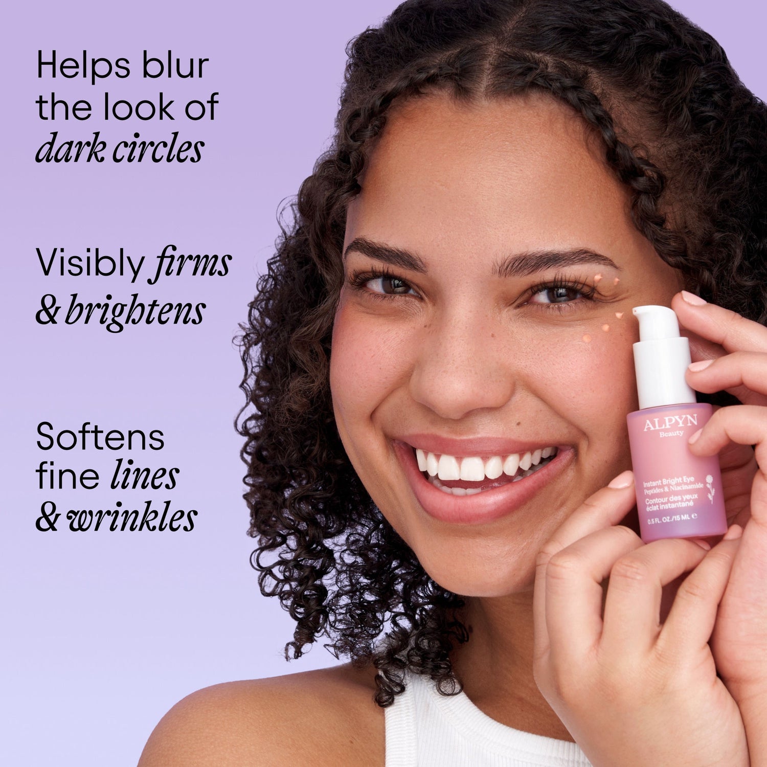 Information related to Alpyn Beauty Instant Bright Eye with Peptides and Niacinamide