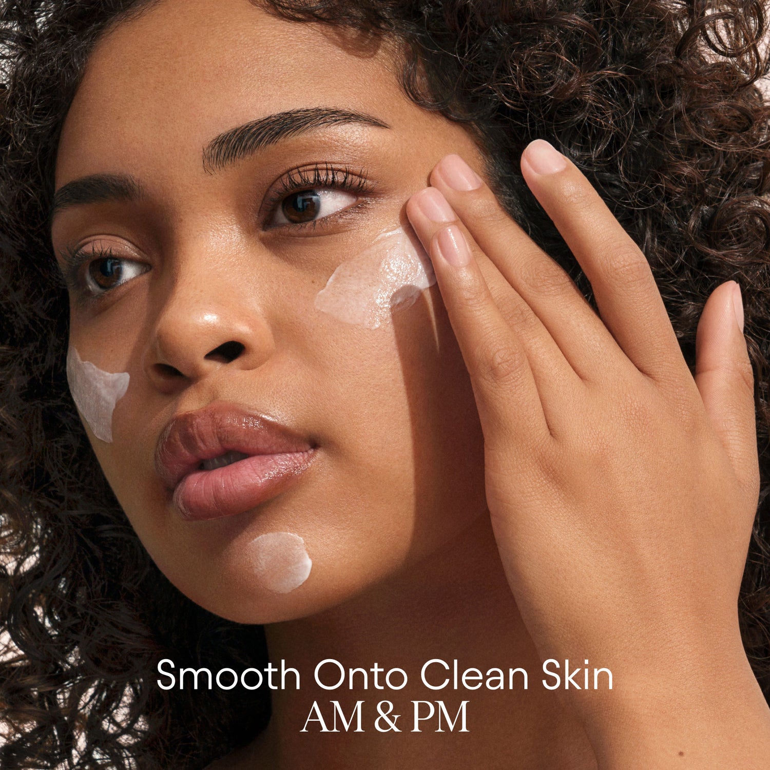 Model image of Alpyn Beauty Melt Moisturizer for Firming, Plumping and Brightening