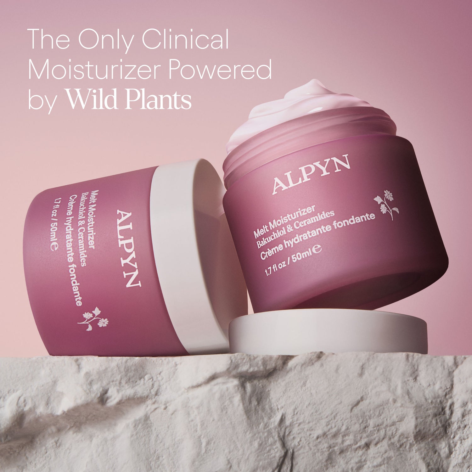 Lifestyle image of Alpyn Beauty Melt Moisturizer for Firming, Plumping and Brightening