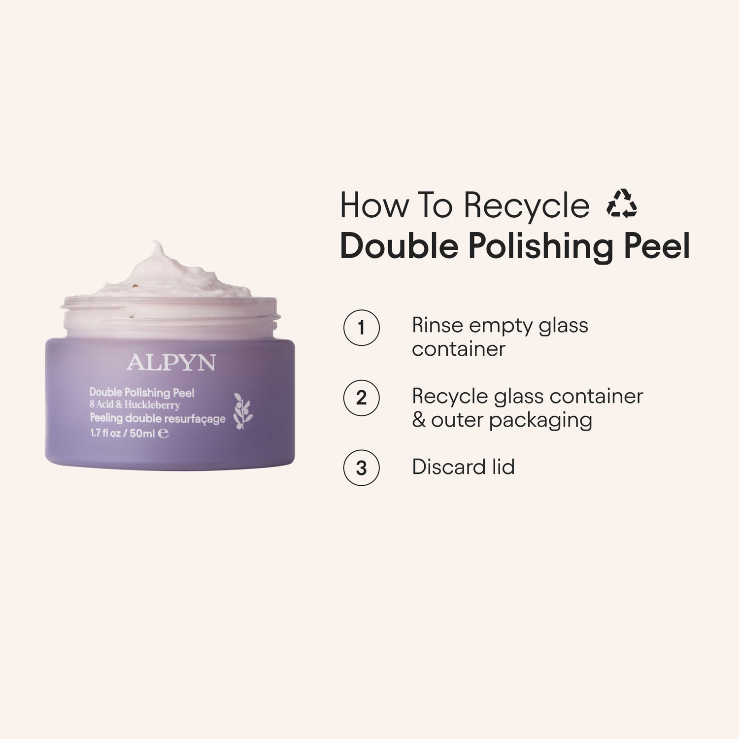 Information related to Alpyn Beauty Polishing Peel and Brightening Face Mask with 8 Acids and Huckleberry