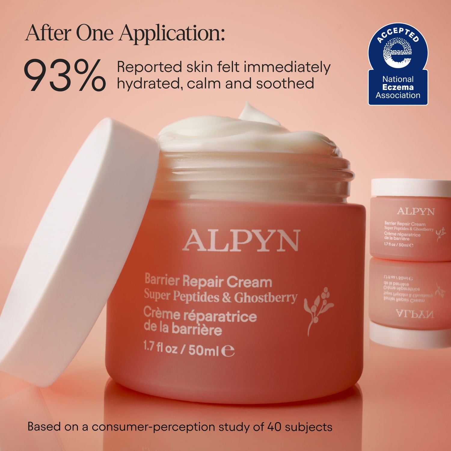 Lifestyle image of Alpyn Beauty Barrier Repair Cream Moisturizer for Eczema, Wrinkle and Barrier Repair