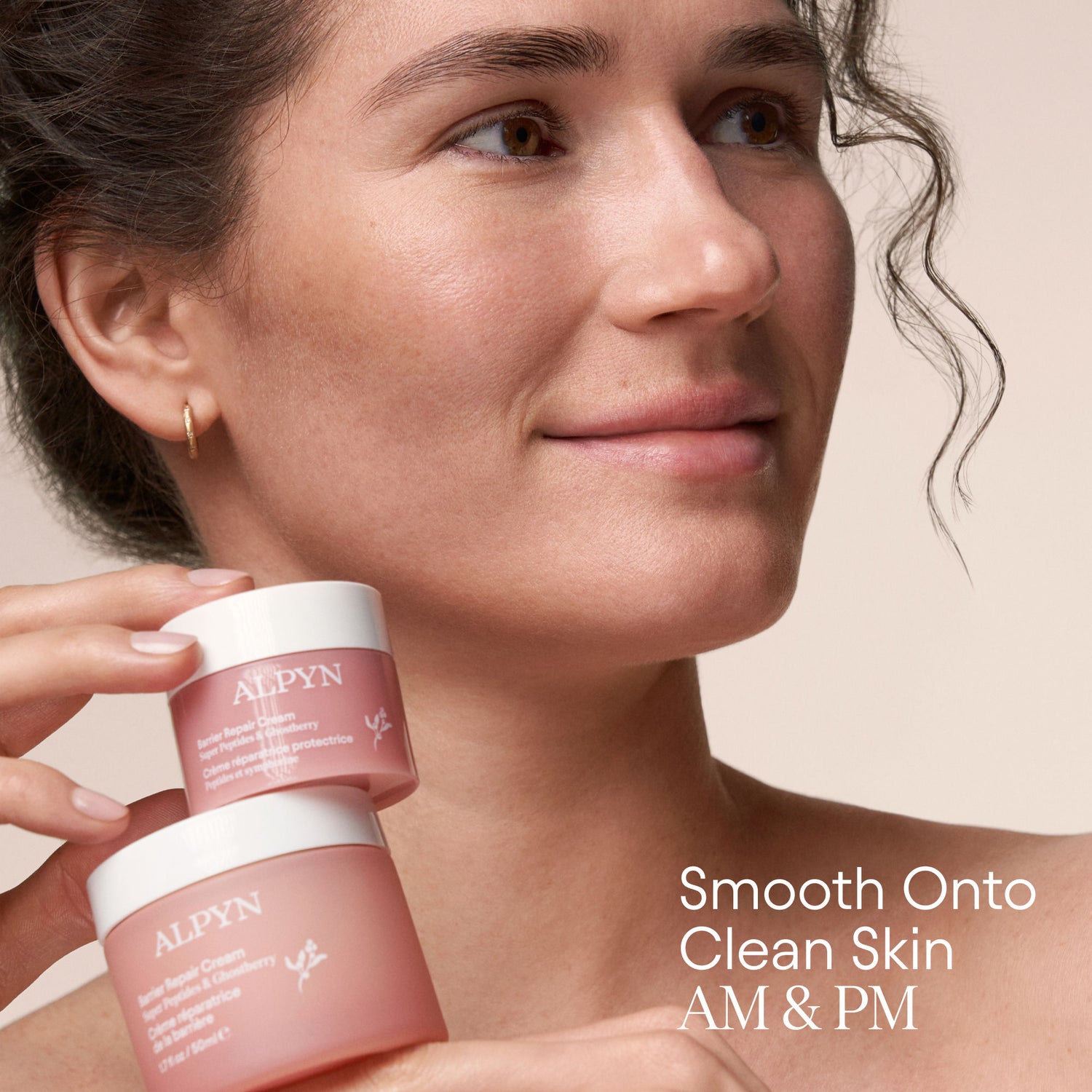 Lifestyle image of Alpyn Beauty Barrier Repair Cream Moisturizer for Eczema, Wrinkle and Barrier Repair