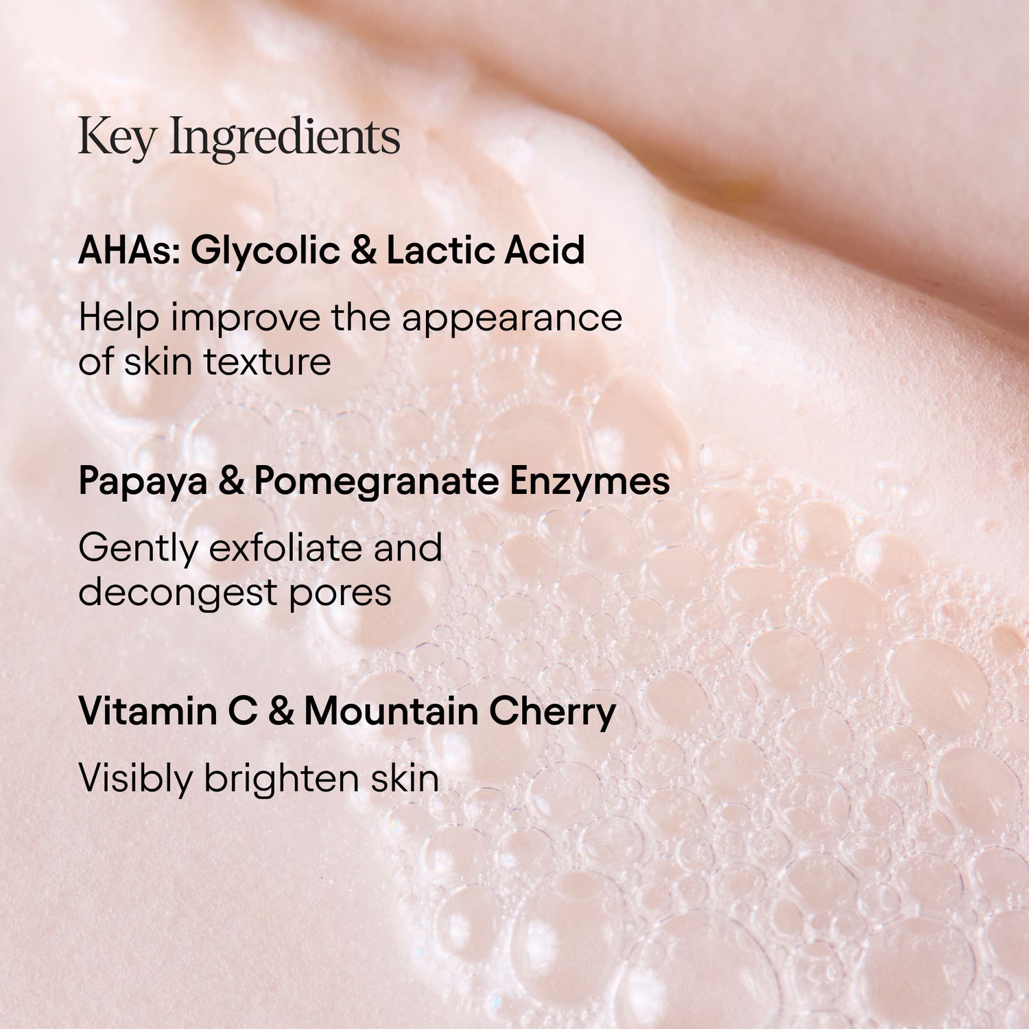 Swatch image of Alpyn Beauty AHA Brightening Bubbling Cleanser