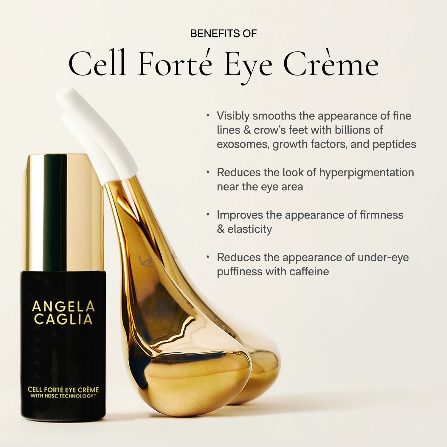 An arm swatch of Angela Caglia Skincare Cell Forté Eye Crème