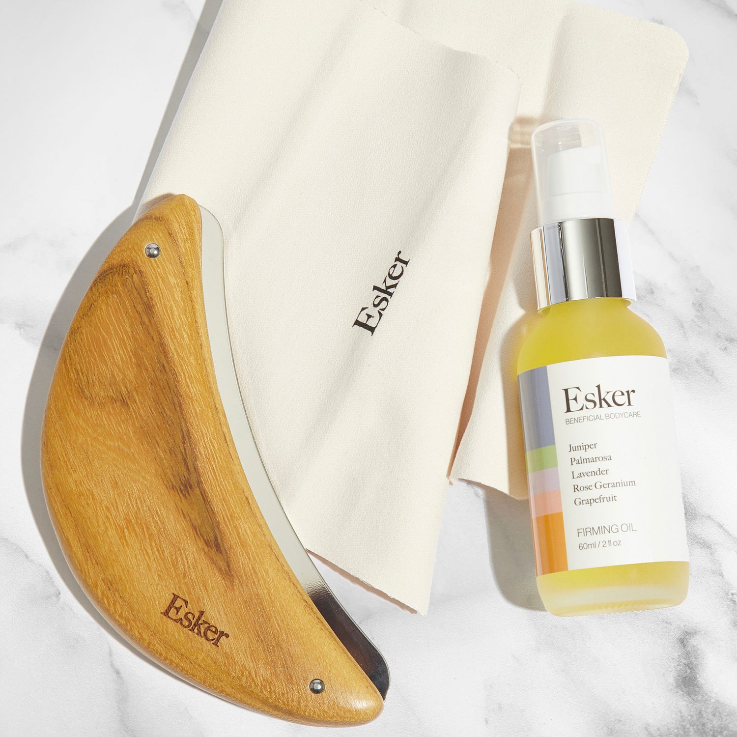 Lifestyle image of Esker Firming Body Plane Set
