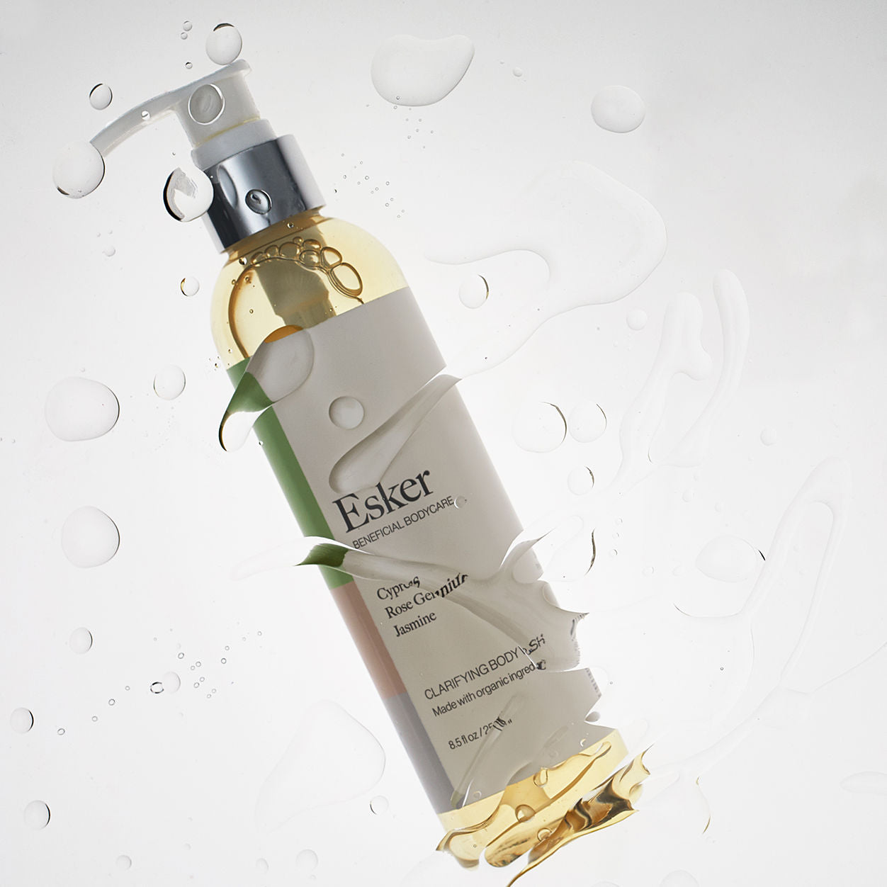 Lifestyle image of Esker Clarifying Body Wash