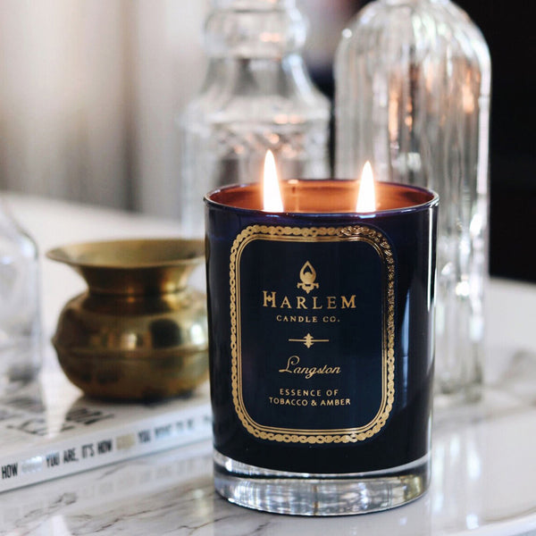 22K Gold Speakeasy Cocktail Glass Luxury Candle