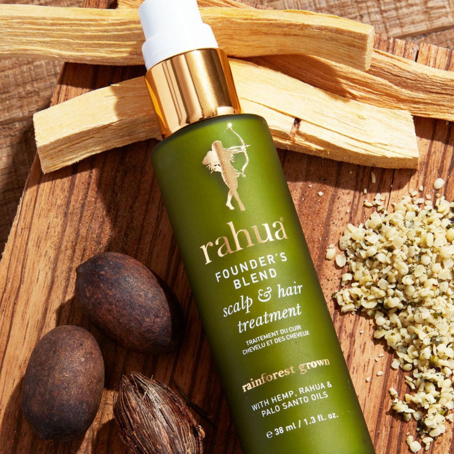 Lifestyle image of Rahua Founder's Blend Scalp and Hair Treatment