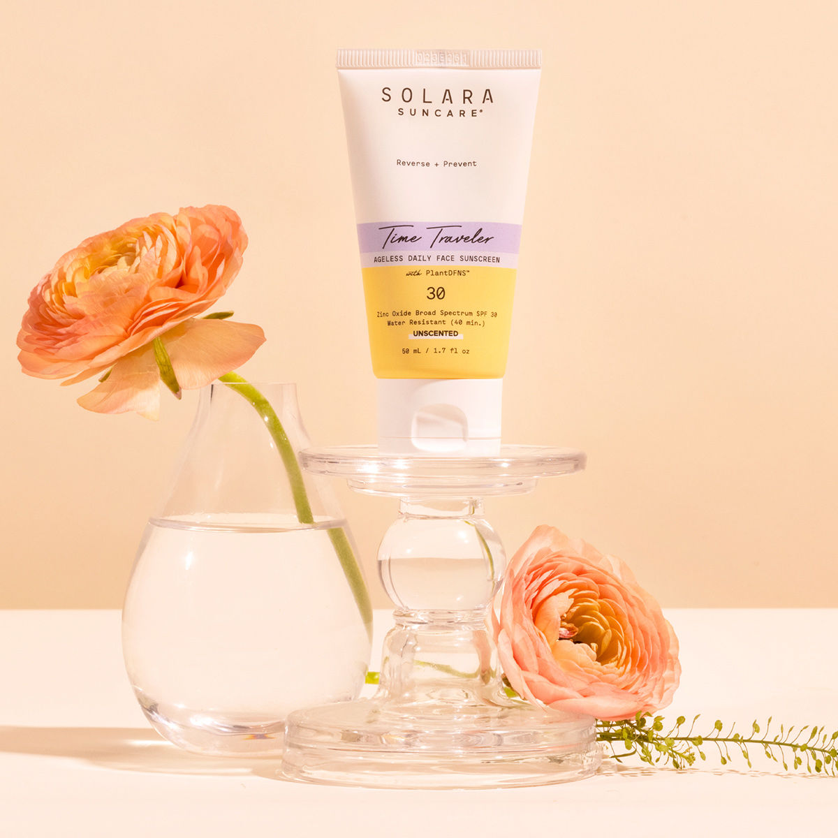 Lifestyle image of Solara Suncare Time Traveler SPF 30