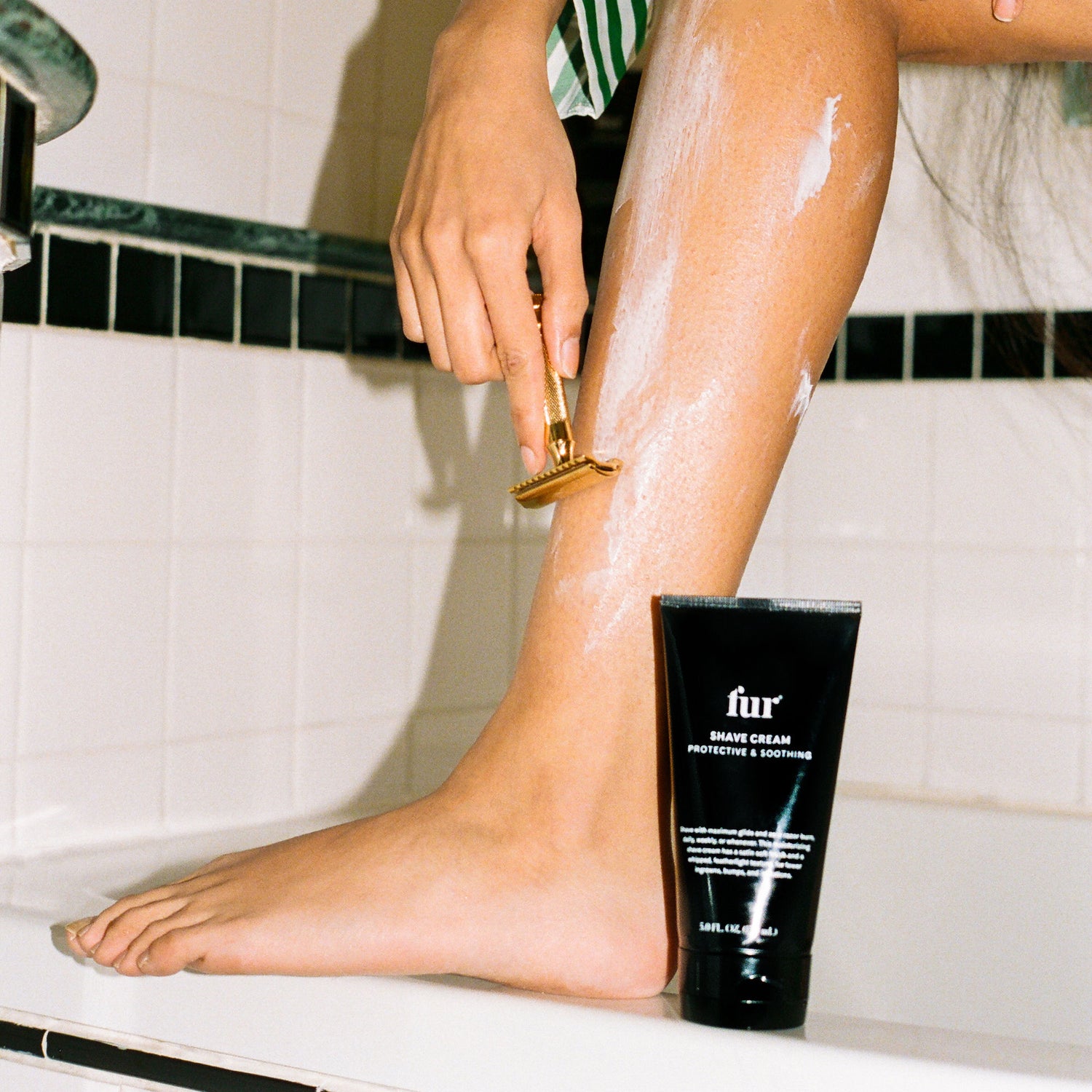 Lifestyle image of Fur Shave Cream