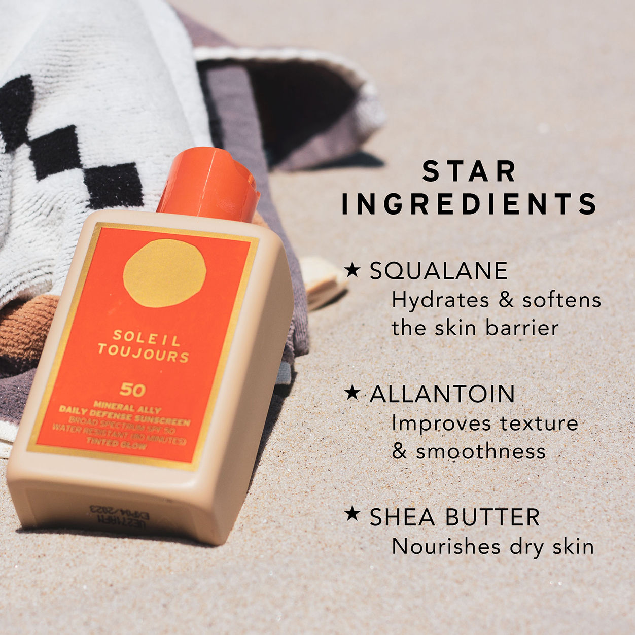 Information related to Soleil Toujours Mineral Ally Daily Face Glow SPF 50