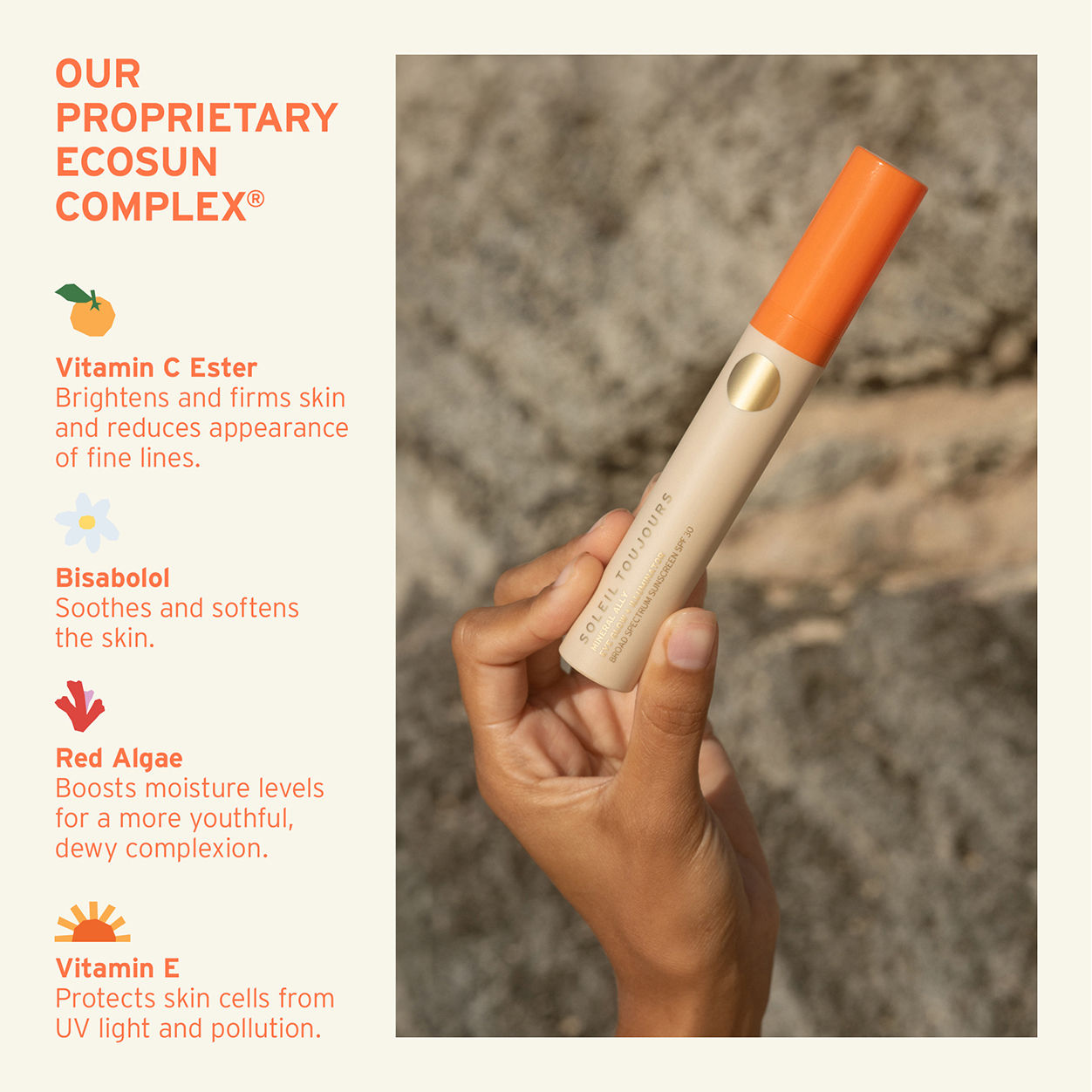 Information related to Soleil Toujours Mineral Ally Eye Glow + Illuminator SPF 30