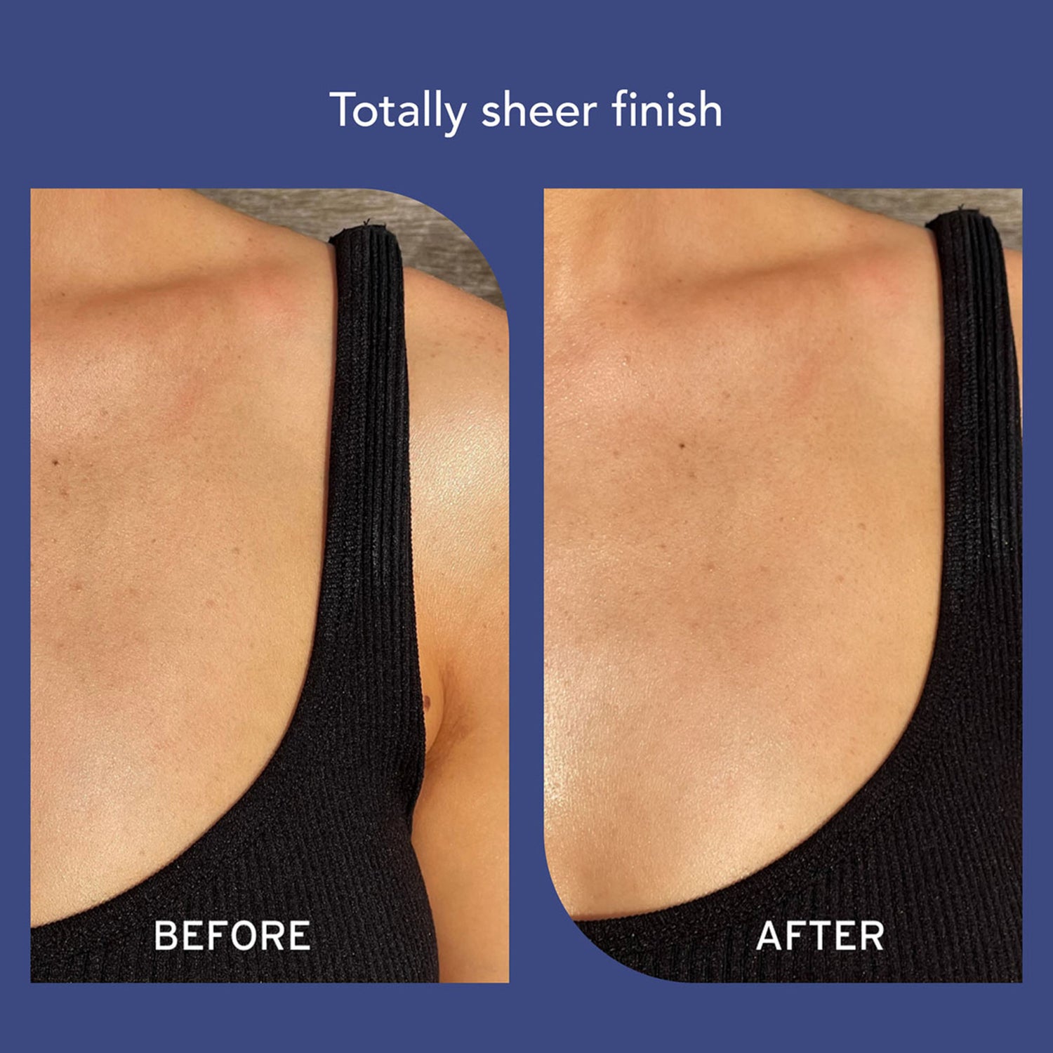 Soleil Toujours Mineral Ally Daily Defense SPF 30 before and after image .