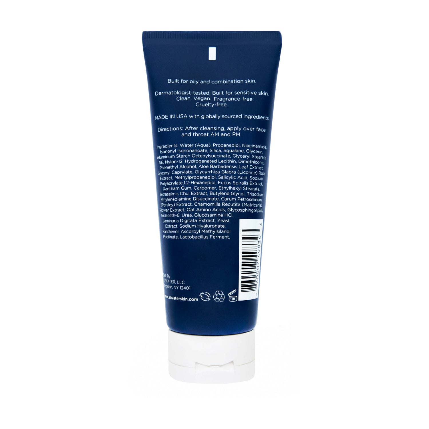 Back image of Atwater Oil Regulator Facial Moisturizer