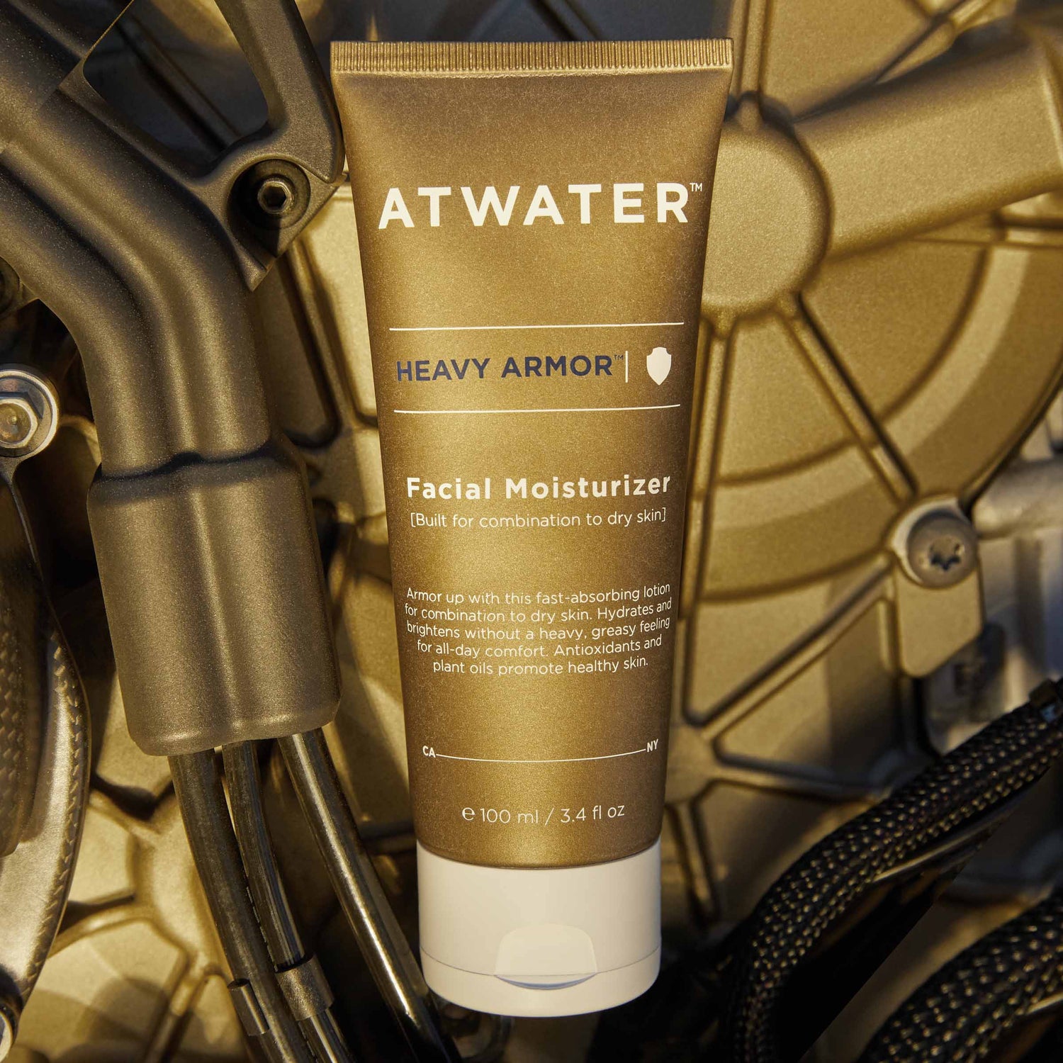 Lifestyle image of Atwater Heavy Armor Facial Moisturizer