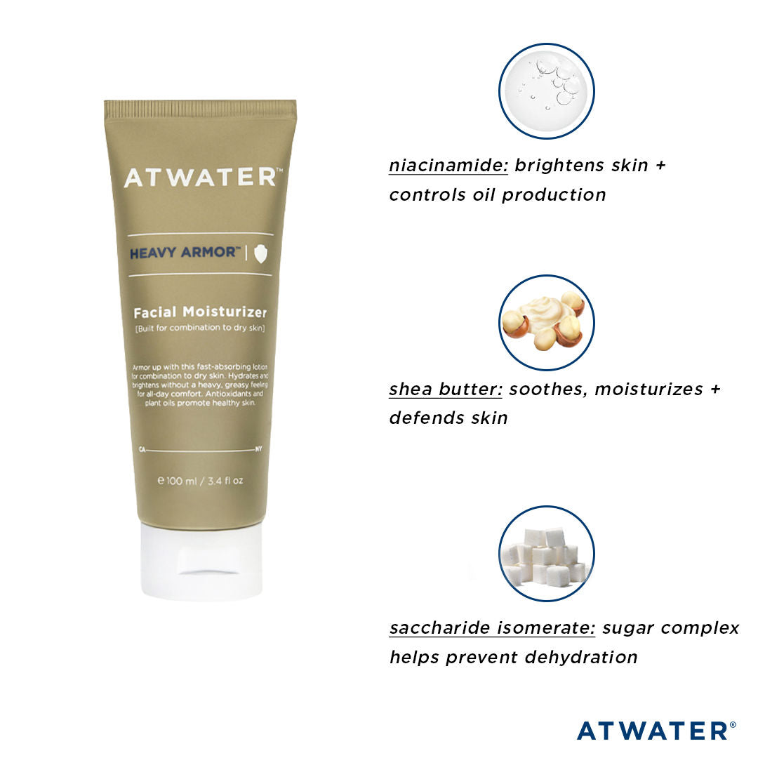 Information related to Atwater Heavy Armor Facial Moisturizer