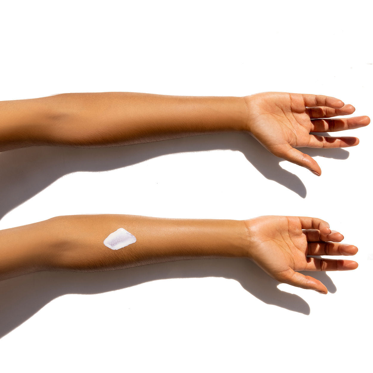 An arm swatch of Solara Suncare Guardian Angel SPF 50