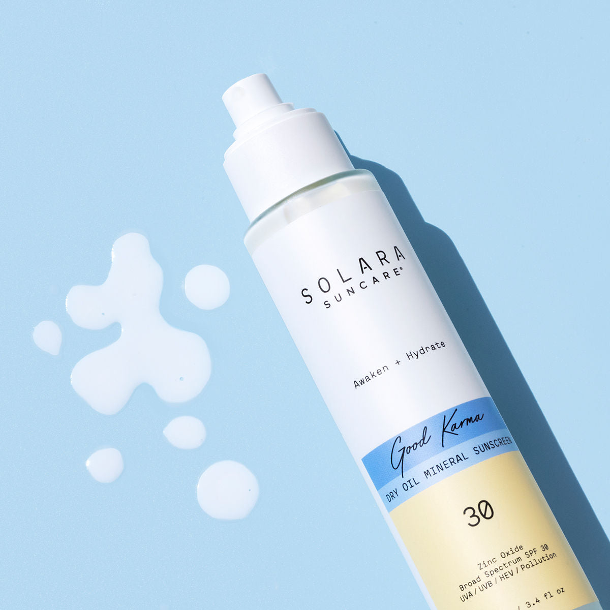 Swatch image of Solara Suncare Good Karma Dry Oil Mineral Sunscreen SPF 30